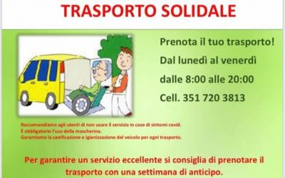 Arriva il trasporto solidale anche a Quartu Sant’Elena! Il sogno di Anteas Quartu finalmente realizzato.