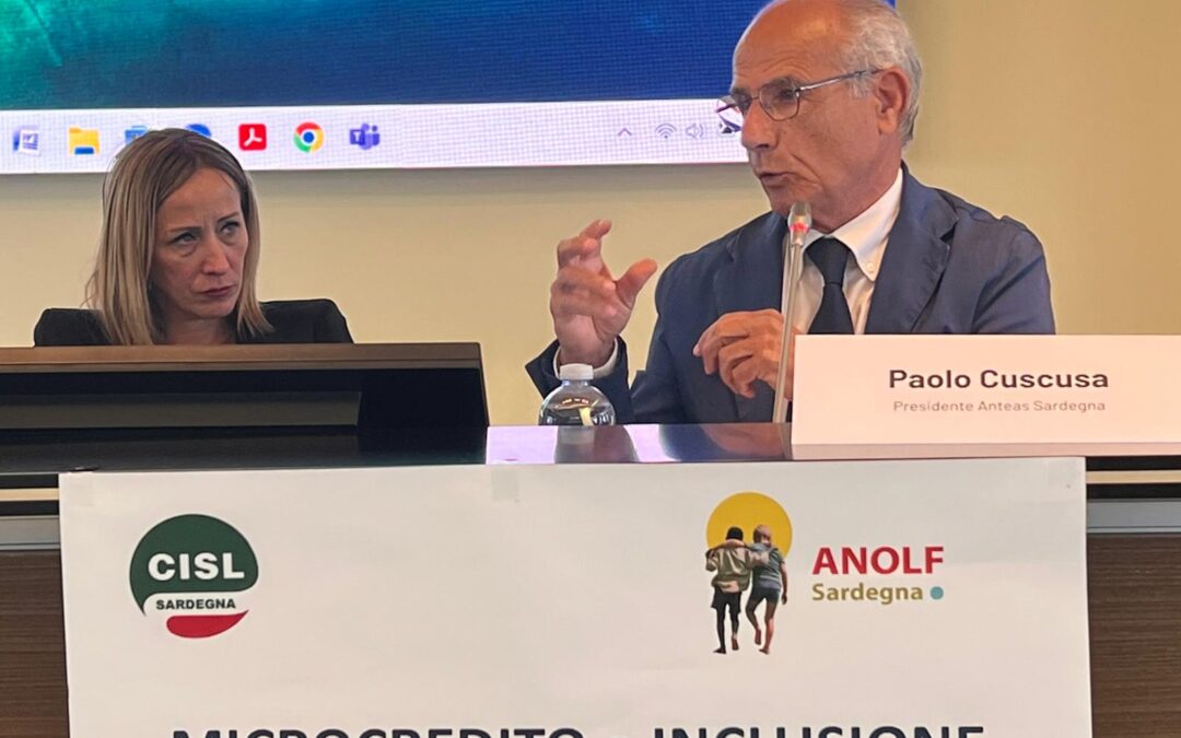 Anteas Sardegna al convegno su microcredito, coesione sociale e mediazione interculturale